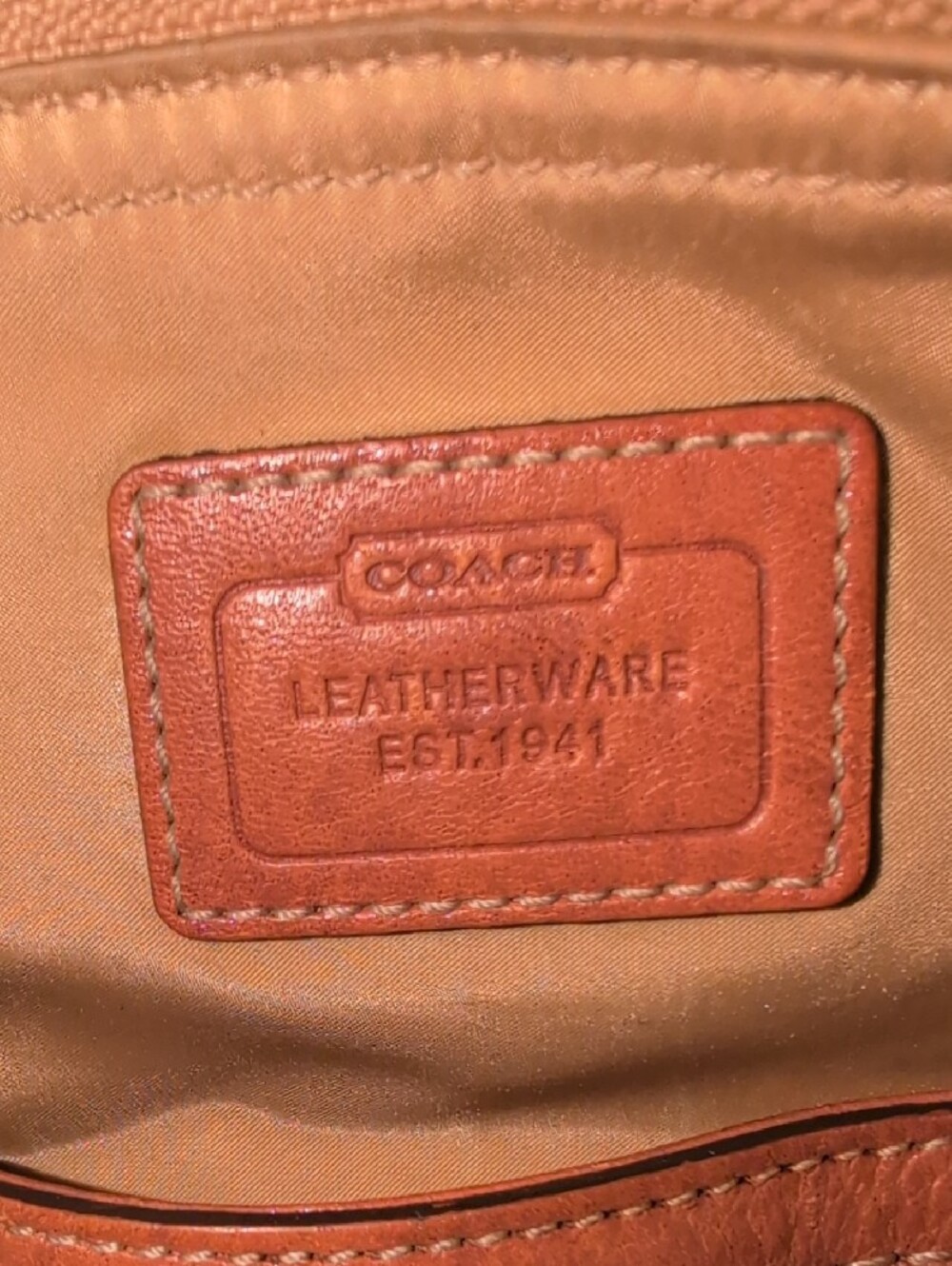 Coach Hampton Weekend Bag - B0871-11748 Satin Tan - Picture 2 of 16